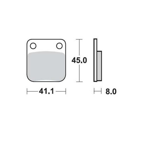 MMT Brake Pad Front Husqvarna/Yamaha/Suzuki ATV-0