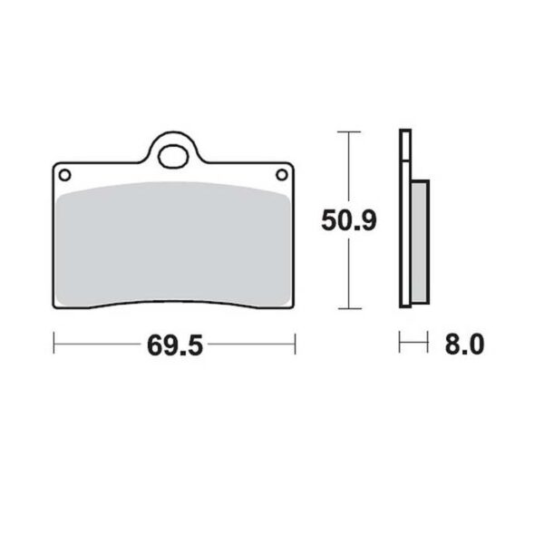 MMT Brake Pad Front KTM Duke620 Race-0