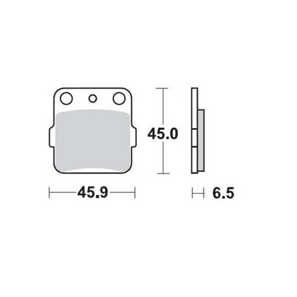 MMT Brake Pad Front CR80/85 87-,, CRF150 07-,, (SX85 Radial-0