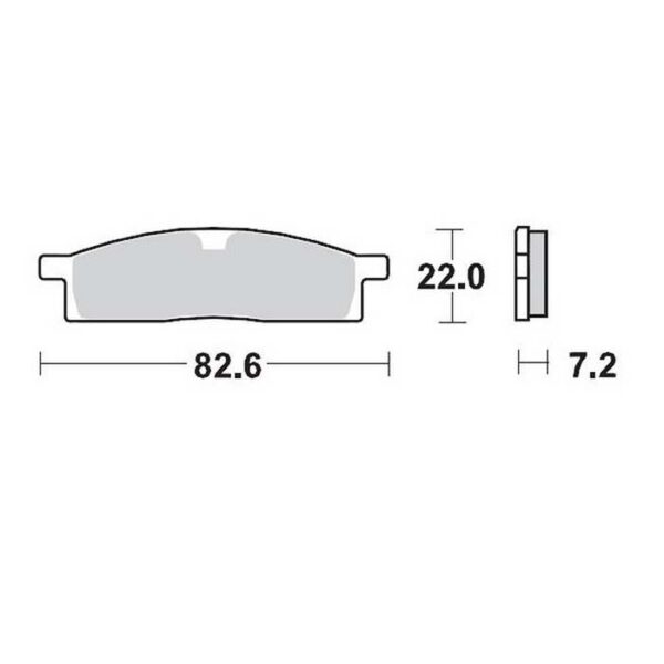 MMT Brake Pad Front YZ80/85 93-,,-0