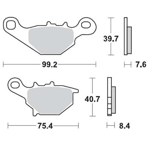 MMT Brake Pad Front RM80/85 96-04-0