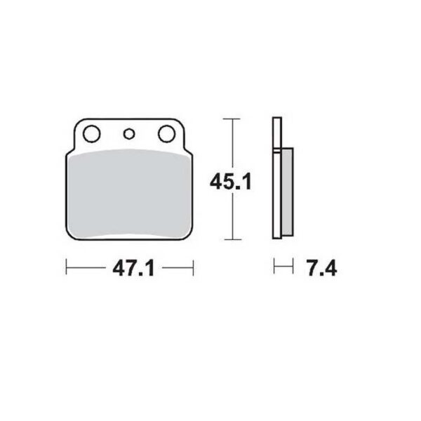 MMT Brake Pad Rear LT400Z/LTR450-0