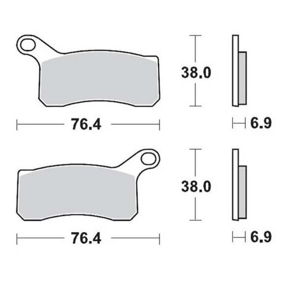 MMT Brake Pad Front KTM ATV XC450-505-525-0