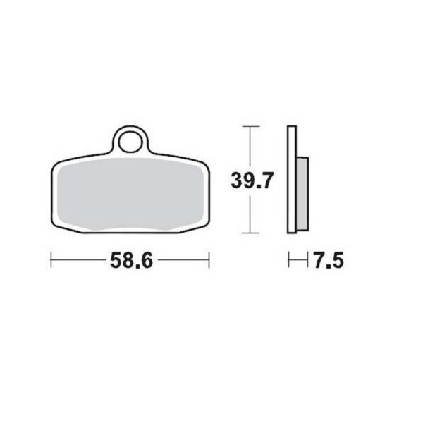 MMT Brake Pad Front KTM SX85 12-,, TC85 14-,, 14-0